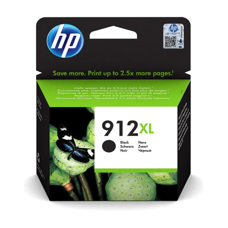 HP 912XL High Yield Black Original Ink Cartridge, 720 pages