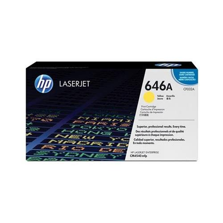 HP 646A Yellow Original LaserJet Toner Cartridge 12 500 pgs
