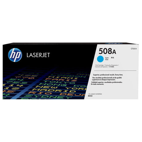 HP 508A Cyan Original LaserJet Toner Cartridge 5 000 pgs