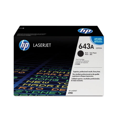 HP 643A Black Original LaserJet Toner Cartridge ~11 000 pgs