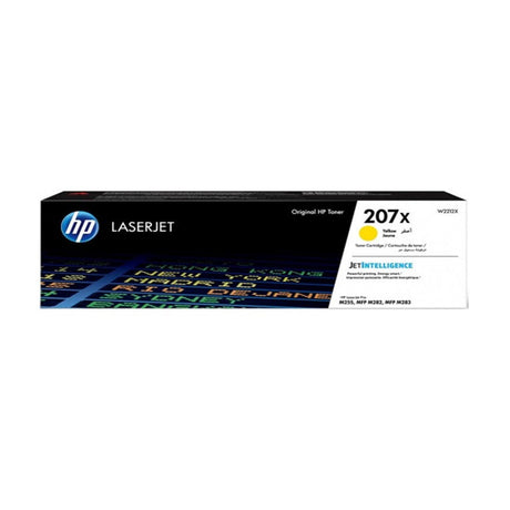 HP 207X Yellow LaserJet Toner Cartridge,~2450 pages