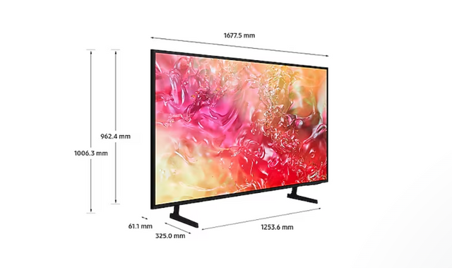 SAMSUNG 75" CRYSTAL UHD SERIES 8 SMART TV  4K UHD 3840x2160  MOTION XCELERATOR  DYNAMIC CRYSTAL COLOR  CRYSTAL PROCESSOR 4K  HDR  TIZEN OS  CONNECTSHARE MOVIE  HDMI X 3  USB X 1