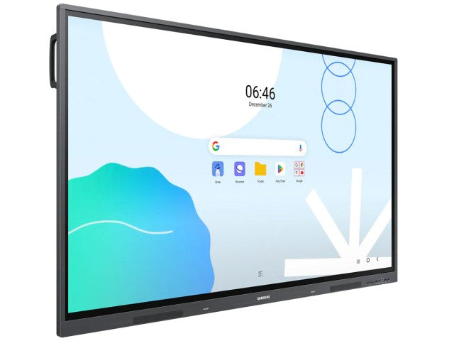 SAMSUNG 86" ANDROID NTERACTIVE WHITEBOARD WAD - 7 YEAR ONSITE WARRANTY - ANDROID INTERACTIVE WHITEBOARD 7 YEAR WARRANTY 3 840 X 2 160 60HZ 8MS RESPONSE TIME (G-TO-G) 400CD/M² BRIGHTNESS (TYP.) 1 200:1 CONTRAST RATIO BUILT IN SPEAKER (15W X 2CH) H