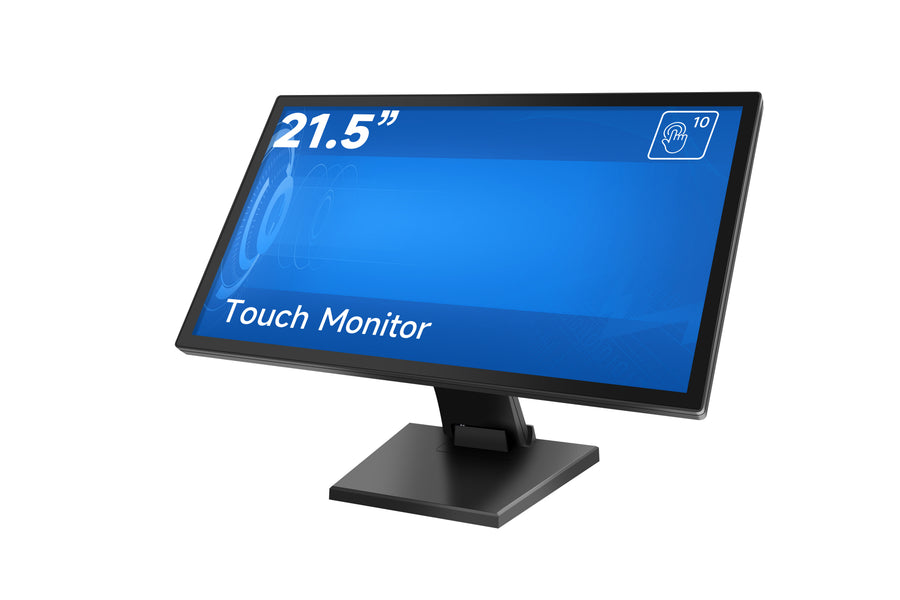 MECER 21.5'' 16x9 IPS LED Monitor- BLACK/ 10 Points Touch Projected Capacitive.