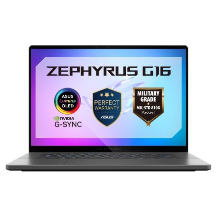 ASUS ROG Zephyrus / Intel Core Ultra 9 285H / LPDDR5X 16GB (On board) / 1TB PCIE G4 SSD / WIN11 PRO / RTX 5070 / Grey / 1YR Carry-in