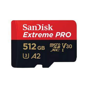 Sandisk Extreme Pro 512GB 4K Video microSDXC Card