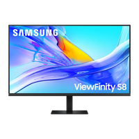 Samsung ViewFinity S8 37-inch 4K UHD VA Monitor 60Hz USB-C 90W Charging KVM Switch Built-in Ethernet Ergonomic Stand HDR10