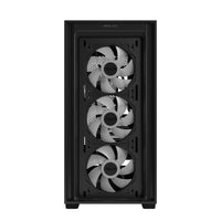 ASUS A21 Plus ARGB Micro-ATX Mini-ITX PC Case Black Tempered Glass 4 ARGB Fans