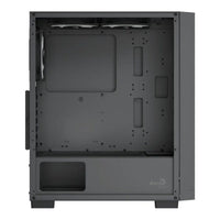 Aerocool B509A Flow ATX Mid Tower Gaming PC Case Black Full Mesh Front 360mm Radiator Tempered Glass