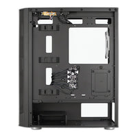 Aerocool Prism ARGB ATX Mid-Tower PC Case Black 4x ARGB Fans Tempered Glass Front and Side Panel