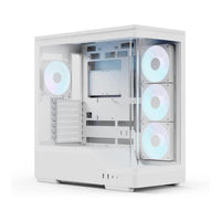 AeroCool P500A Midi-Tower PC Case White Tempered Glass Reverse Connector ATX