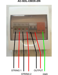 Acconet 250V Protection Box 2 Inputs 1 Outputs 50A Isolator 10A fuses