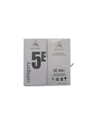 Acconet CAT5e Indoor Ethernet Cable 100m White CCA STP Pull Box | CAT5-100-SC-STP