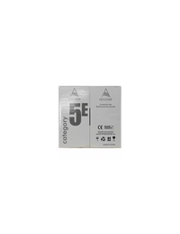 Acconet CAT5e Indoor Ethernet Cable 100m White Solid Copper UTP Pull Box | CAT5-100-SC