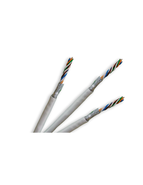Acconet CAT6 Indoor Ethernet Cable 305m White CCA STP Pull Box | CAT6-305-STP