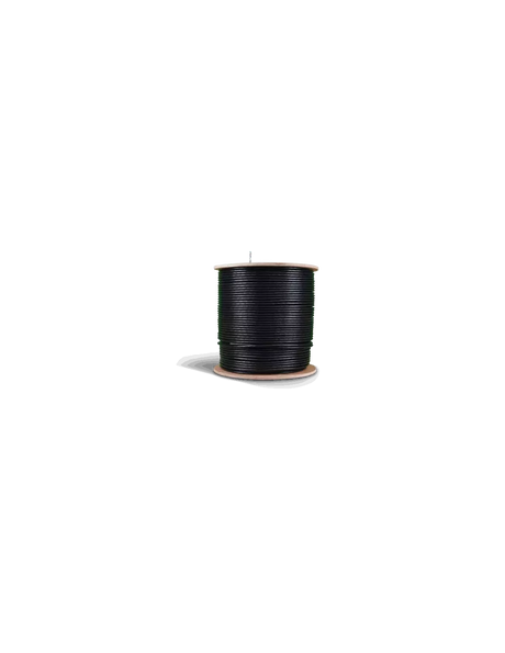 Acconet CAT6 UV Outdoor Ethernet Cable 500m Black CCA SF/TP Roll | CAT6-500-U