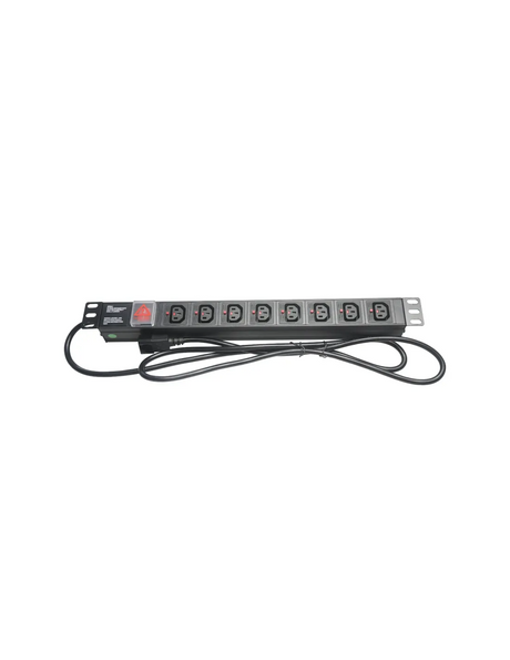 Acconet Power Distribution Unit, 1U, 8 way Female Kettle Cord