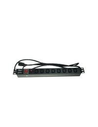 Acconet Power Distribution Unit, 1U, 8 way Female Kettle Cord
