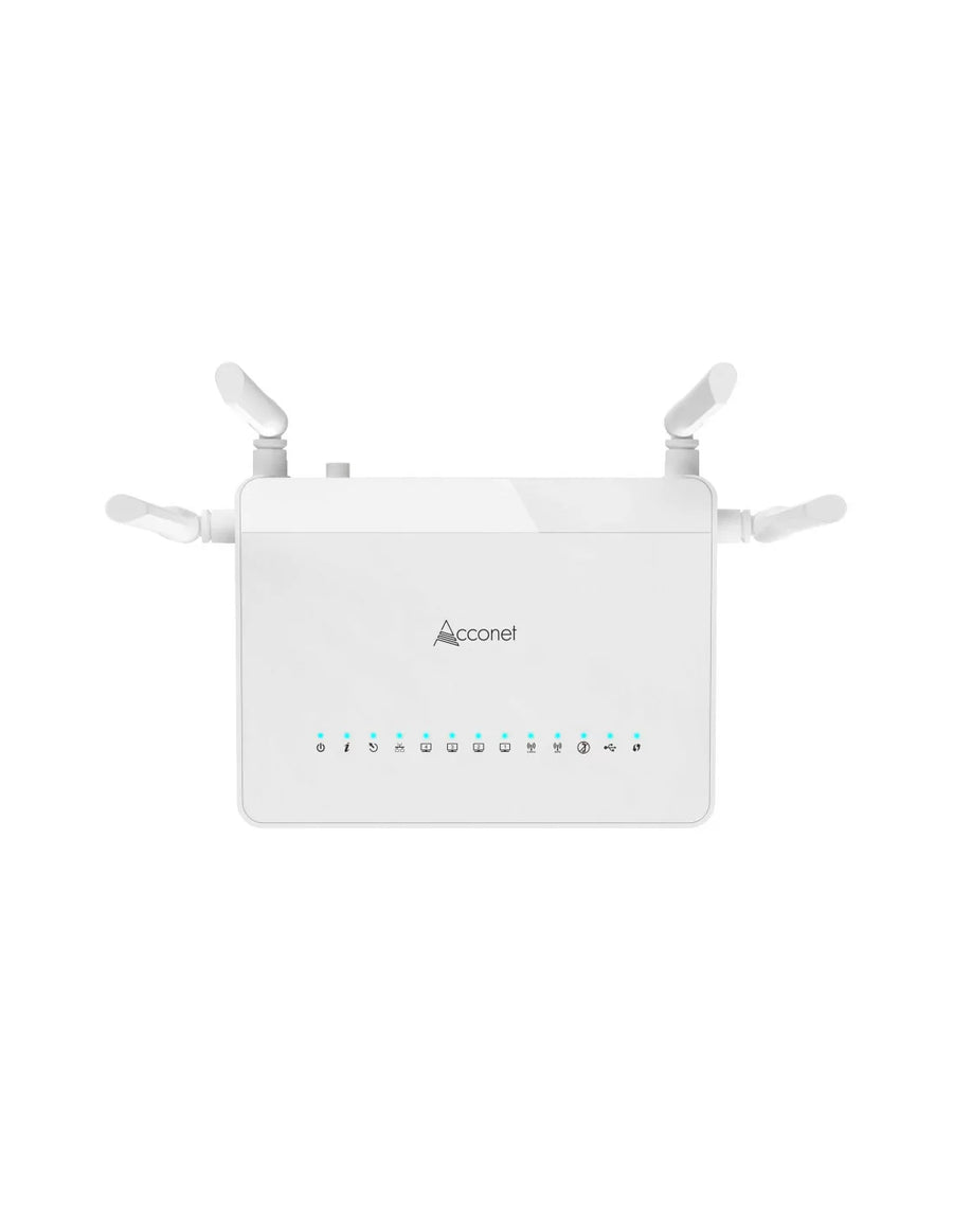 Acconet WiFi 5 xPON 4 Port Gigabit Wireless ONU/ONT