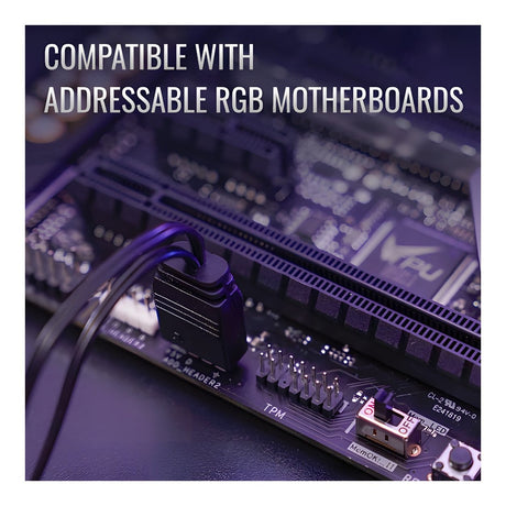 AeroCool H66F 6-Port ARGB Fan and Lighting Control Hub PWM 6x ARGB Fan Ports 2x ARGB Accessory SATA Power Aura Sync Compatible