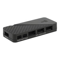 AeroCool H66F 6-Port ARGB Fan and Lighting Control Hub PWM 6x ARGB Fan Ports 2x ARGB Accessory SATA Power Aura Sync Compatible