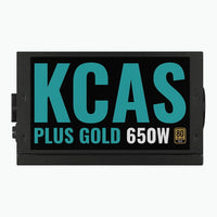 Aerocool KCAS Plus Gold 650W 80 PLUS Gold ARGB Non-Modular ATX Power Supply