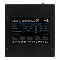 Aerocool LUX Gold 1000W 80 Plus Gold Non-Modular ATX Power Supply