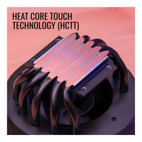 AeroCool Mirage 5 ARGB CPU Air Cooler Infinity Mirror 5 Heatpipes 150W TDP PWM 4-Pin AM5 AM4 LGA1700 LGA1200