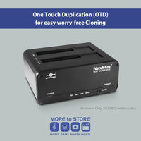 Vantec NexStar JX 2.5 3.5-inch SATA USB 3.2 Gen 1 External Drive Enclosure Black