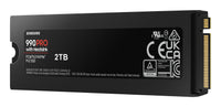 Samsung 990 PRO 2TB M.2 NVMe PCIe 4.0 SSD 7450MB/s with Heatsink