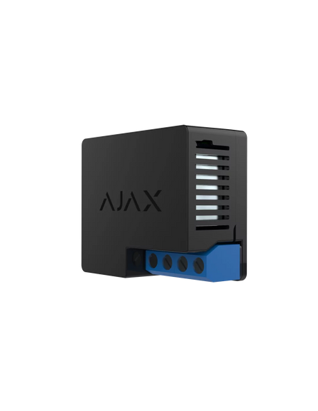 AJAX Security - Automation - Black WallSwitch, Power Relay to Control 100/230V Power Supply Remotely | AJAX-AD-WS-B