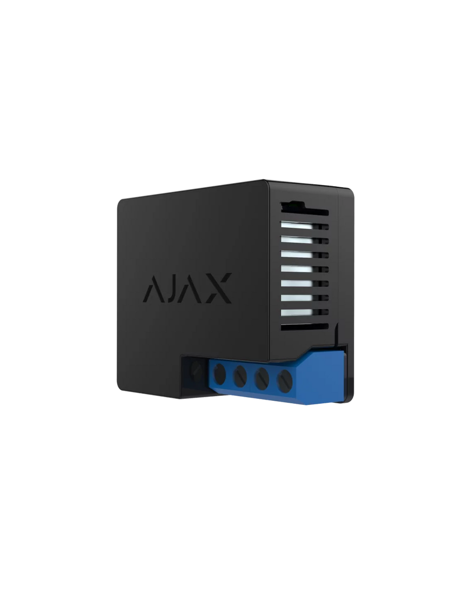 AJAX Security - Automation - Black WallSwitch, Power Relay to Control 100/230V Power Supply Remotely | AJAX-AD-WS-B