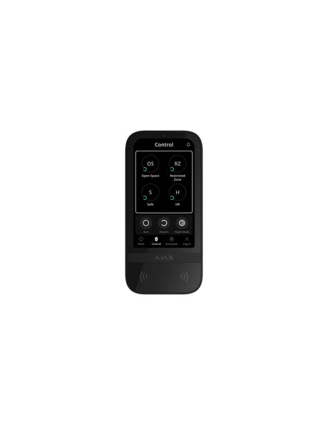 AJAX Security - Black Wireless Keypad Touch Screen | AJAX-KP-TS-B