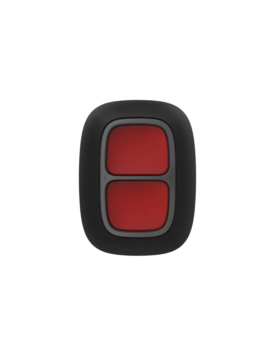 AJAX Security - DoubleButton Jeweller - Double Black Wireless Smart Button for Panic and Control Modes | AJAX-PB-DOUBLE-B