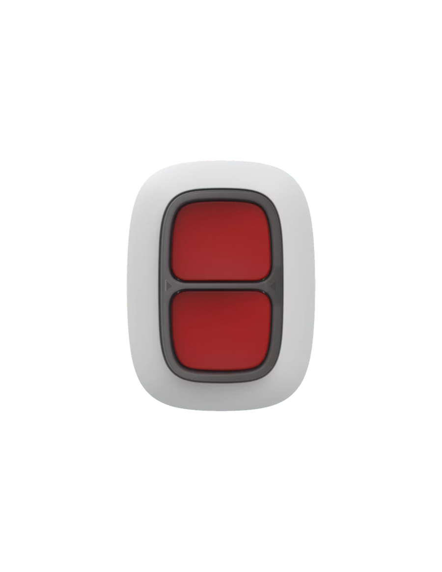 AJAX Security - DoubleButton Jeweller - Double White Wireless Smart Button for Panic and Control Modes | AJAX-PB-DOUBLE-W