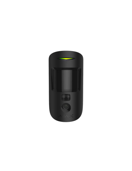 AJAX Security - MotionCam Jeweller - Black Wireless Indoor Motion Detector with Photo Camera | AJAX-MC-INDR-B