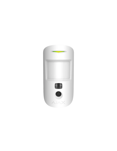 AJAX Security - MotionCam Jeweller - White Wireless Indoor Motion Detector with Photo Camera | AJAX-MC-INDR-W