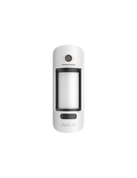 AJAX Security - MotionCam Jeweller - White Wireless Outdoor Motion Detector with Photo Verification | AJAX-MC-OUT-W