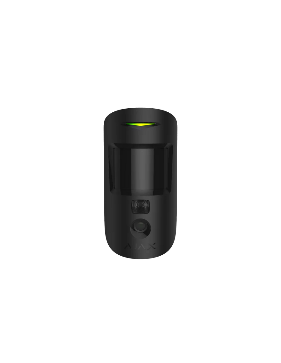 AJAX Security - MotionCam (PhOD) Jeweller - Black Wireless Motion Detector with Photo on Demand and by Alarm | AJAX-MC-PHOD-INDR