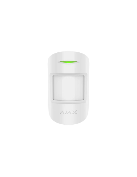 AJAX Security - MotionProtect Plus - White Wireless Pet Immune Indoor Motion Detector + Thermal Filter Tech | AJAX-MP-PLUS-INDR-