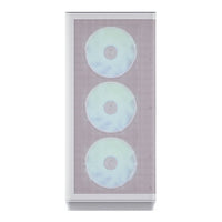 APNX C1-R Premium ATX Mid-Tower PC Case White 4x 120mm PWM ARGB Fans Tempered Glass