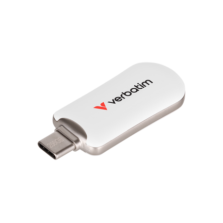 VERBATIM Plectra USB-C Flash Drive White 256GB