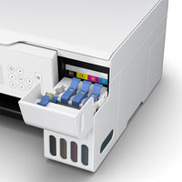 Epson Ecotank L3266, A4 Colour 3-1,USB, WiFi, Wi-Fi Direct ,White Printer with LCD Screen