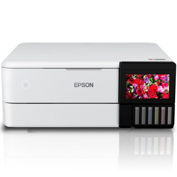 Epson Ecotank L8160, A4 Colour 3-in-1,USB, WiFi, Wi-Fi Direct & Ethernet White Photo Prin