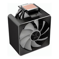 APNX AP1-V ARGB CPU Air Cooler 245W TDP 5 Heatpipe 120mm PWM Fan Black
