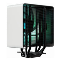 APNX AP1-V ARGB CPU Air Cooler 245W TDP 5 Heatpipe 120mm PWM Fan White