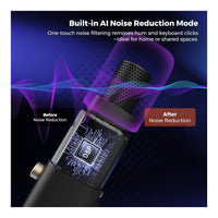 NearStream Podcast & Streaming Dynamic Microphone with Desk Stand
