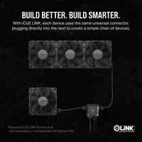 Corsair iCUE LINK RX140 140mm PWM Case Fan Black Single Pack