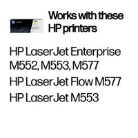 HP 508X High Yield Yellow Original LaserJet Toner Cartridge 9 500 pgs