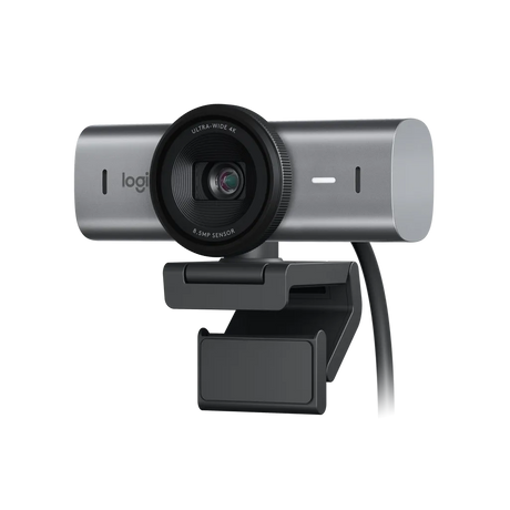 Logitech MX Brio 4K 8.5MP Streaming Webcam AI Enhancement Show Mode Privacy Shutter USB-C